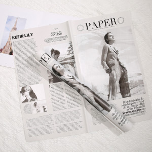 Калька газета "Paper" (20 л.) - #124 Серый